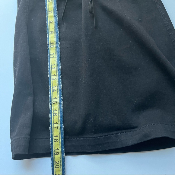 Express Tie Lace Up Stretch Pencil Knee Length Mini Skirt Black Small XS 2 - Picture 5 of 10